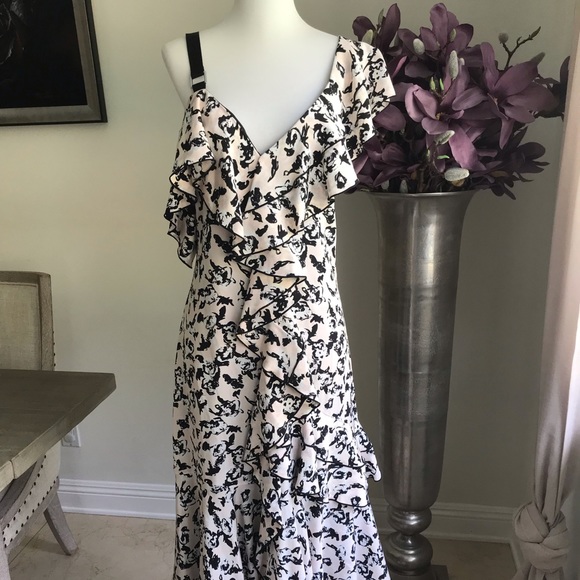 Proenza Schouler one shoulder ruffle dress size 2 - Picture 4 of 7